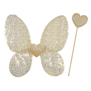Fairy wing gold glitter
