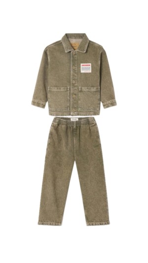 Olive jacket Set