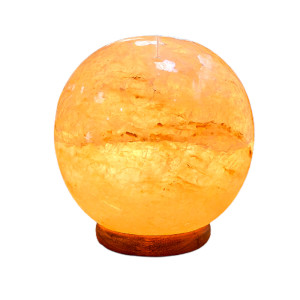 Pink Salt Lamp Globe Shape