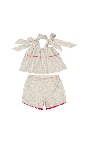 Rose short set