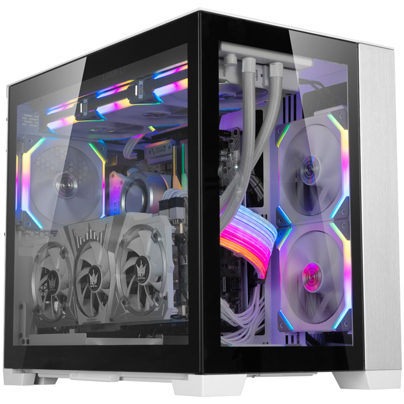 LIAN LI O11 Dynamic Mini Tower PC Case – White