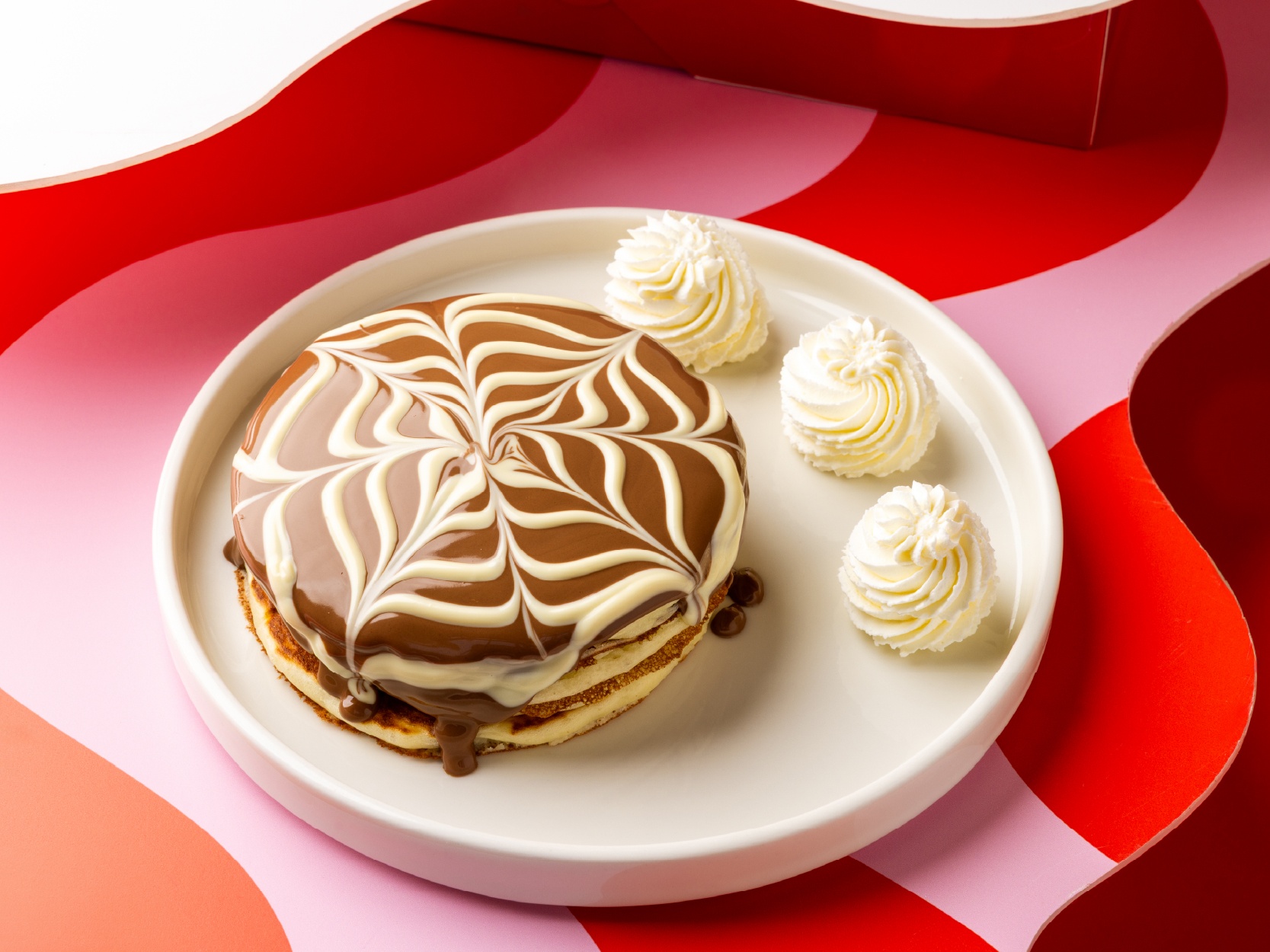 Classic chocolate pancake