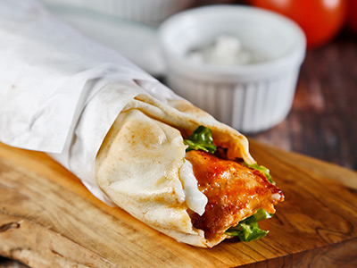 Red Shish Tawook Sandwich