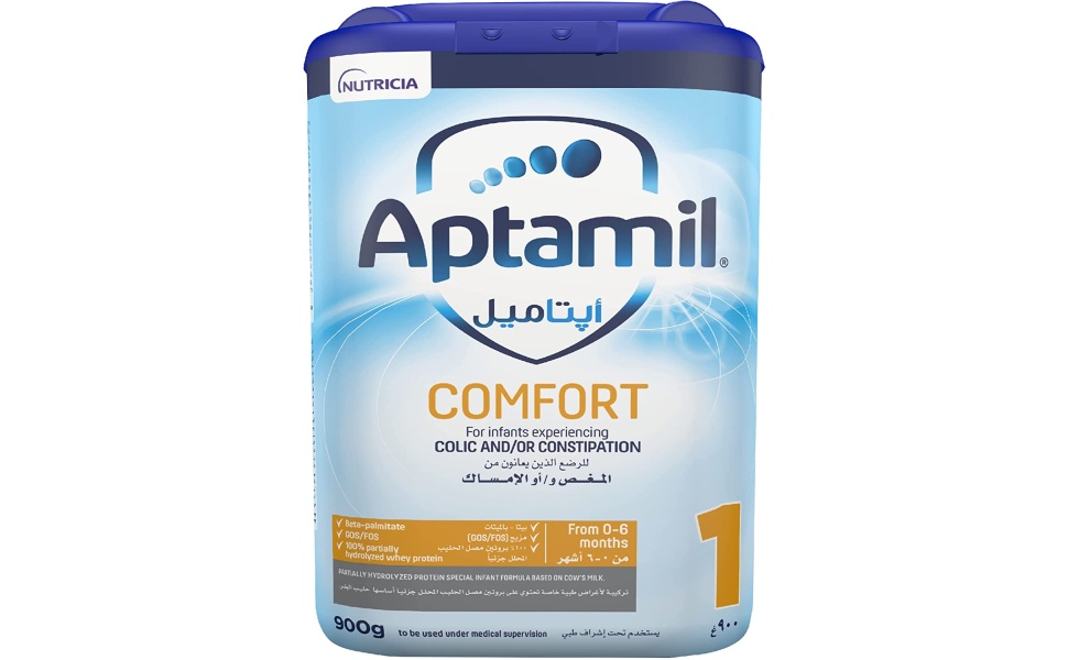 Aptamil Comfort Stage 1 Formula Milk Powder for Baby and Infant 900 g