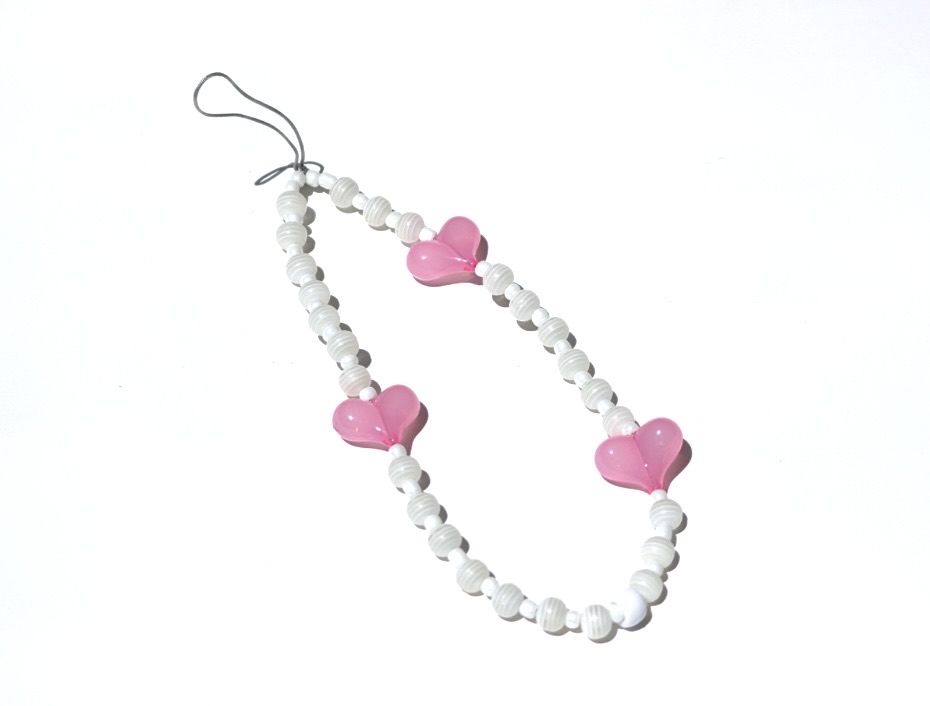 pink and white hearts