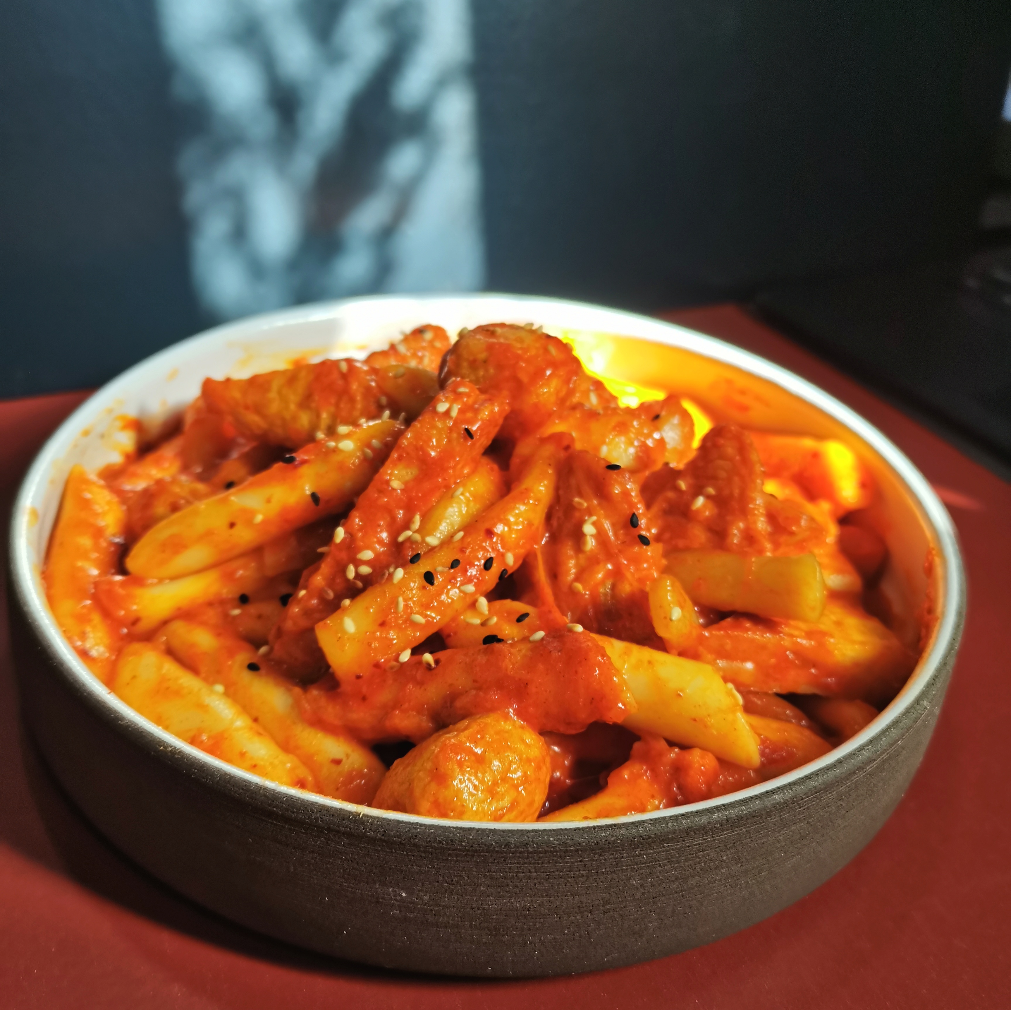 KOREAN SPICY CHEESE TTEOKBOKKI